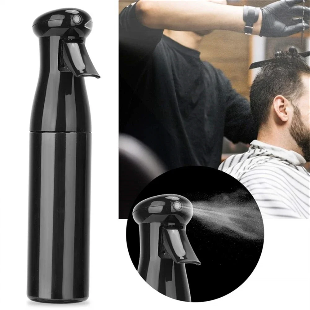 Salon 300Ml Hairdressing Spray Bottle High Pressure Continuous Atomizer Barber Styling Press Water Can Hair Care Tools