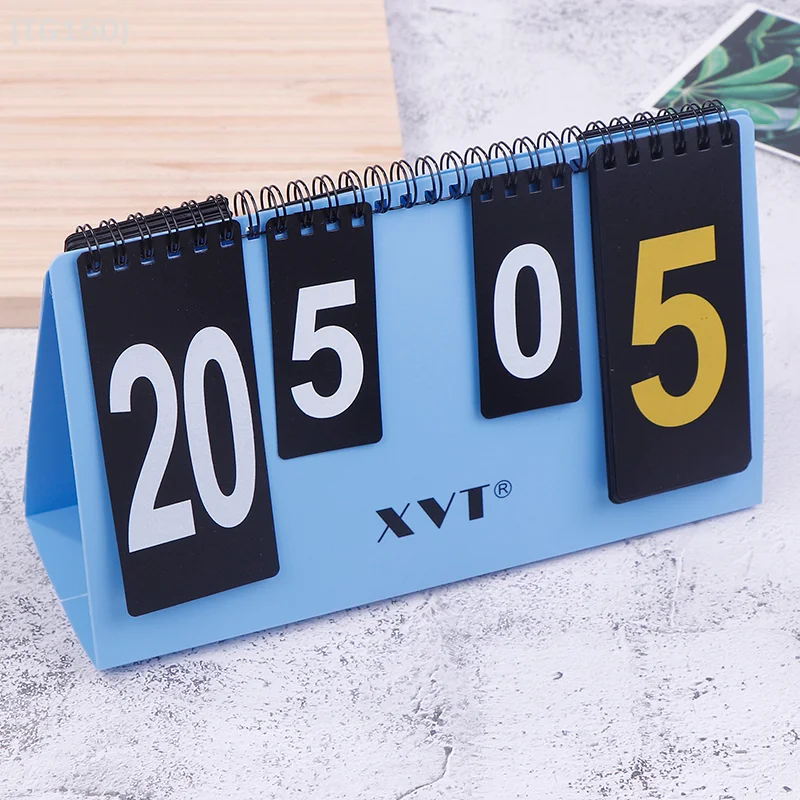 

【F2-TG150】XVT Table Tennis Scoreboard - Waterproof Rigid Plastic Flip Score Keeper, Portable Desktop Indicator for Matches