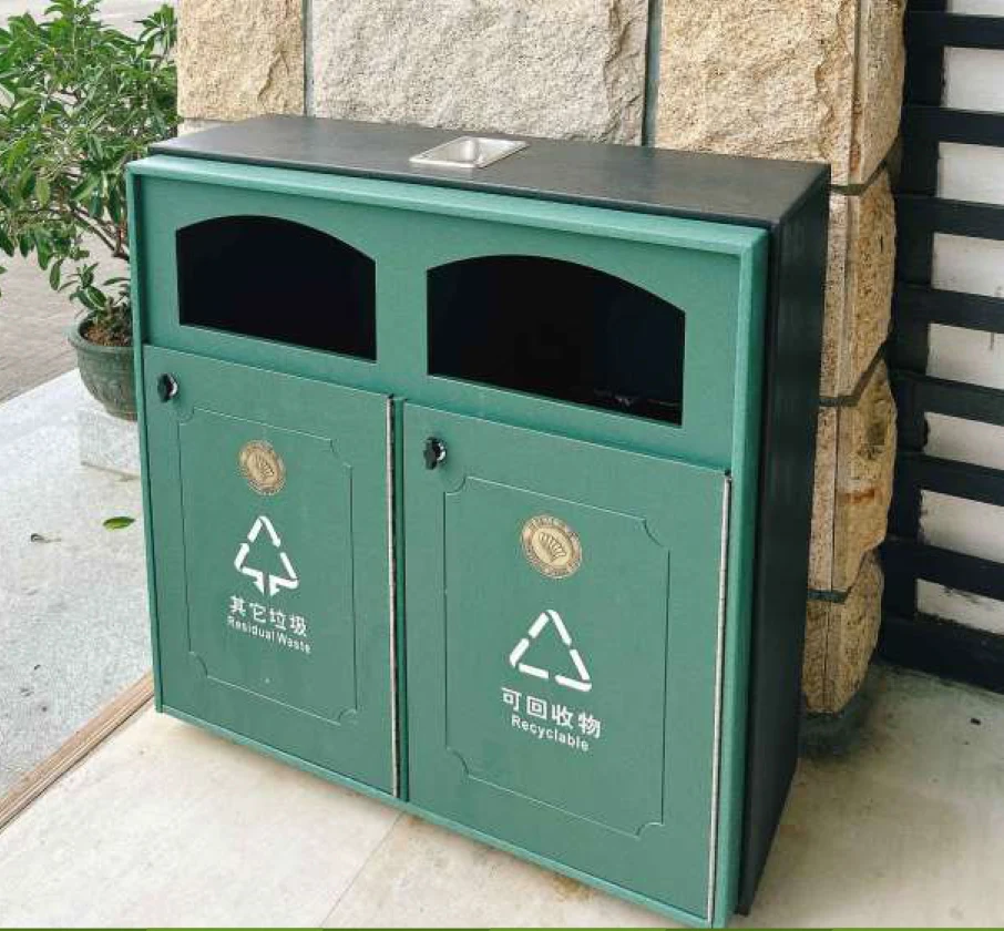 PARSETT Wholesale Customized Waste Container With Single Style & Combined Style For Golf Course Equipment & Public Equipment