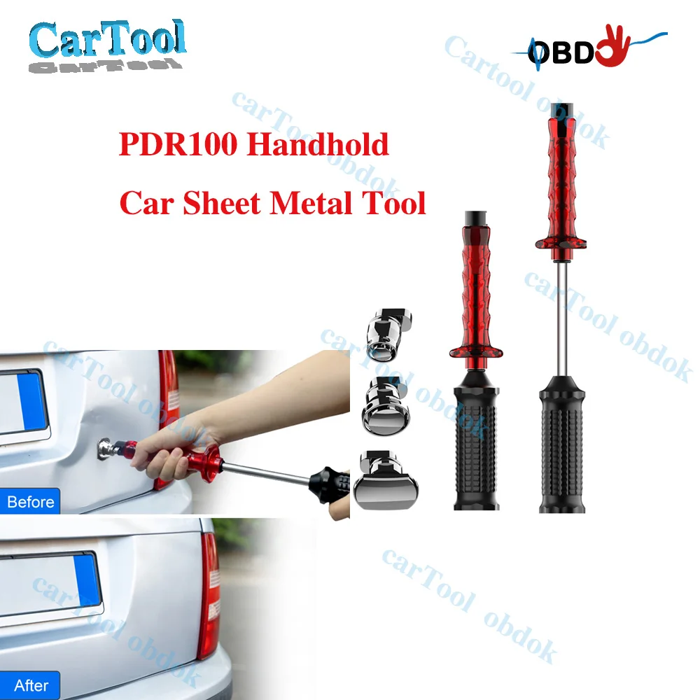 

WOYO PDR100 Handhold Car Sheet Metal Tool Paintless Cold Glue Dent Repair Pulling Kit Dents Hail Pits