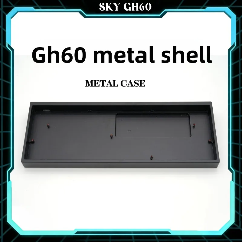 SKY GH60 CNC Aluminum Case Mechanical Keyboard Kit Shell Anodized Metal Housing for 60% Layout DZ60 WKL Wooting 6HE DIY Kit