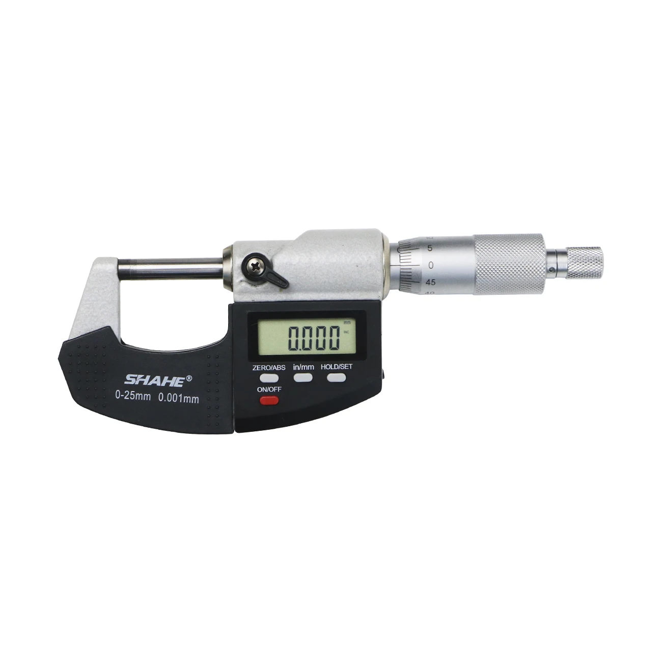SHAHE 0,001 mm Elektronisches Außenmikrometer 0-25 mm Digitalmikrometer Elektronisches digitales Messschieber – Detail 14