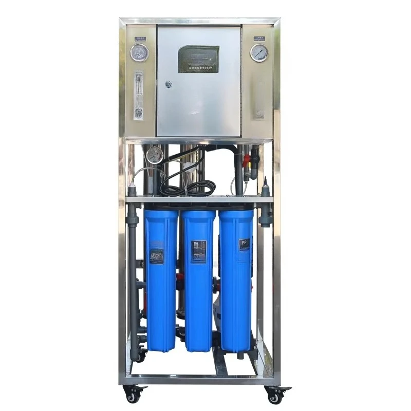 Tankless small blue bottle 0.25t/h water treatment equipment first-class water filtration