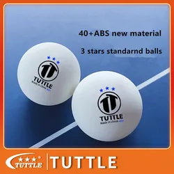 BOSHIKA 3 StarsTable Tennis Balls 50~100 PCS New Material ABS 40+ Ping-Pong Balls Precise Scale For Competition Training