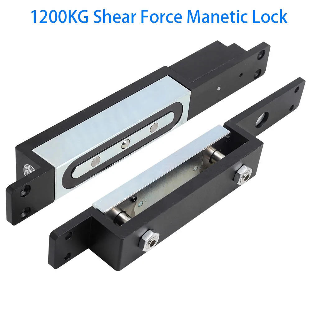 Concealled Shear Lock Electromagnetic Embedded Electric Magnetic Lock For Door Access Control System With Time Delay DC 24V 12V