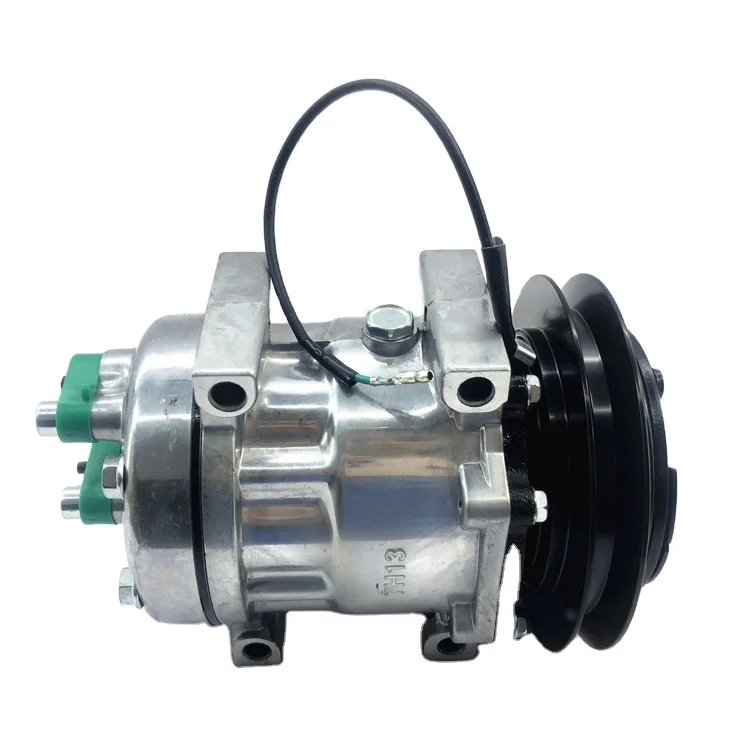 LC91V00001F1 Excav Compressor 7H15 Automatic air Conditioning Compressor Excavator Drain Pump for  SH210-5 CX210B 130B 160B