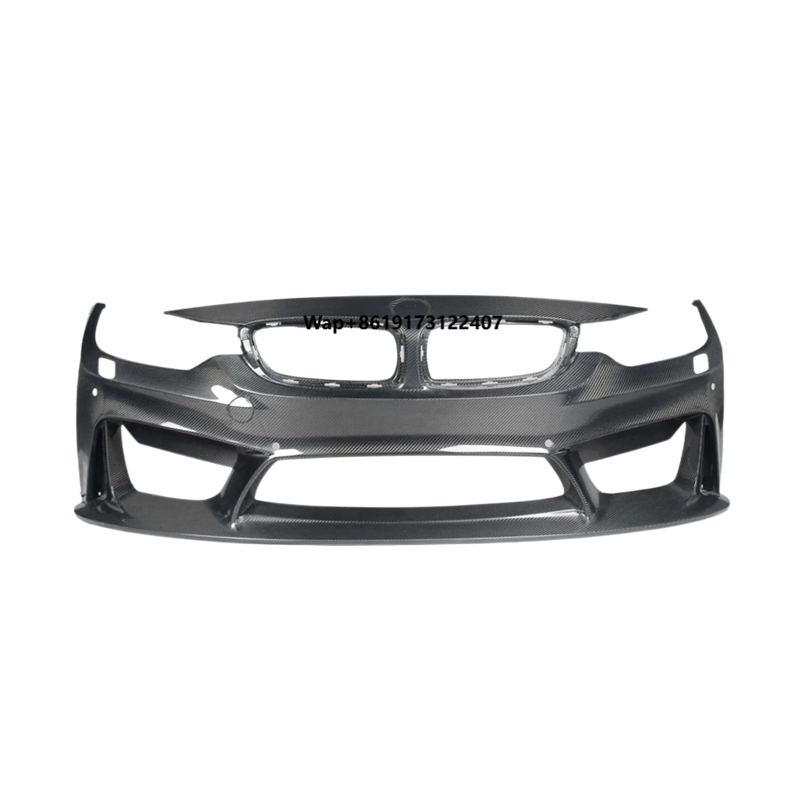 

For F80 M3 / F82 M4 3D Semi Carbon Fiber Front Bumper Modification Kit - High Quality & Customized