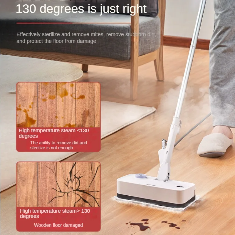 Electric Mop High Temperature Steam Mop Home Non-wireless Disinfection Integrated Electric Mop Cleaning Machine паровая швабра