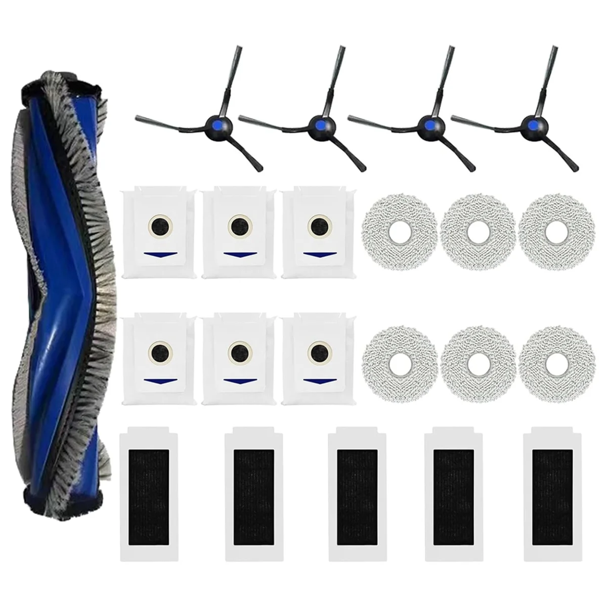

vacuum cleaner partsFor T30 PRO Omni Main Side Brush Hepa Filter Dust Bags Mop Cloth Accessories
