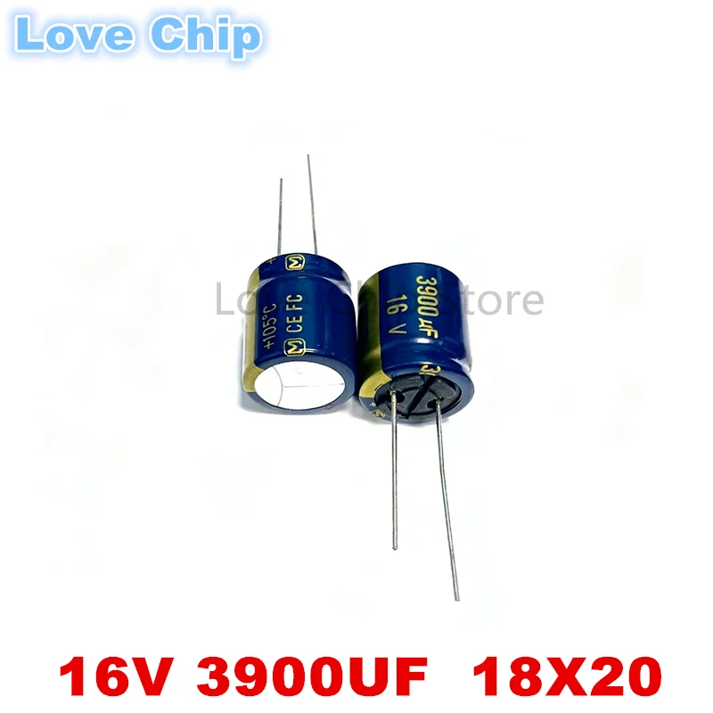 

2 шт./5 шт./10 шт. Panasonic FC audio 16V 3900UF 18X20mm Электролитический конденсатор 105 ℃ Фильтрующий усилитель 3900UF16V