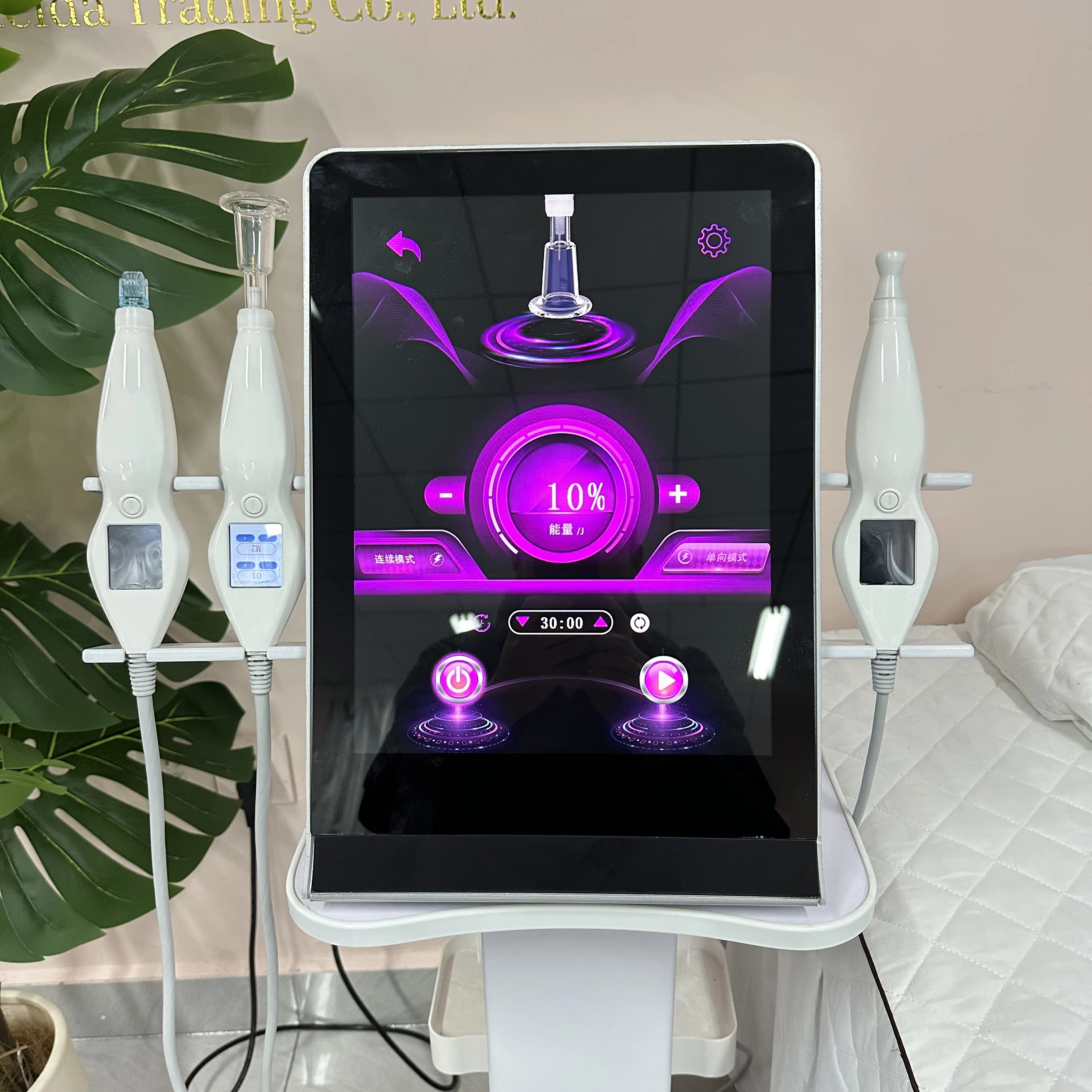 

Cold and Hot Plasma 8-in-1 Diamond Stamp Ozone Plasma Skin Rejuvenation Anti-aging Facial Care Beauty Machine