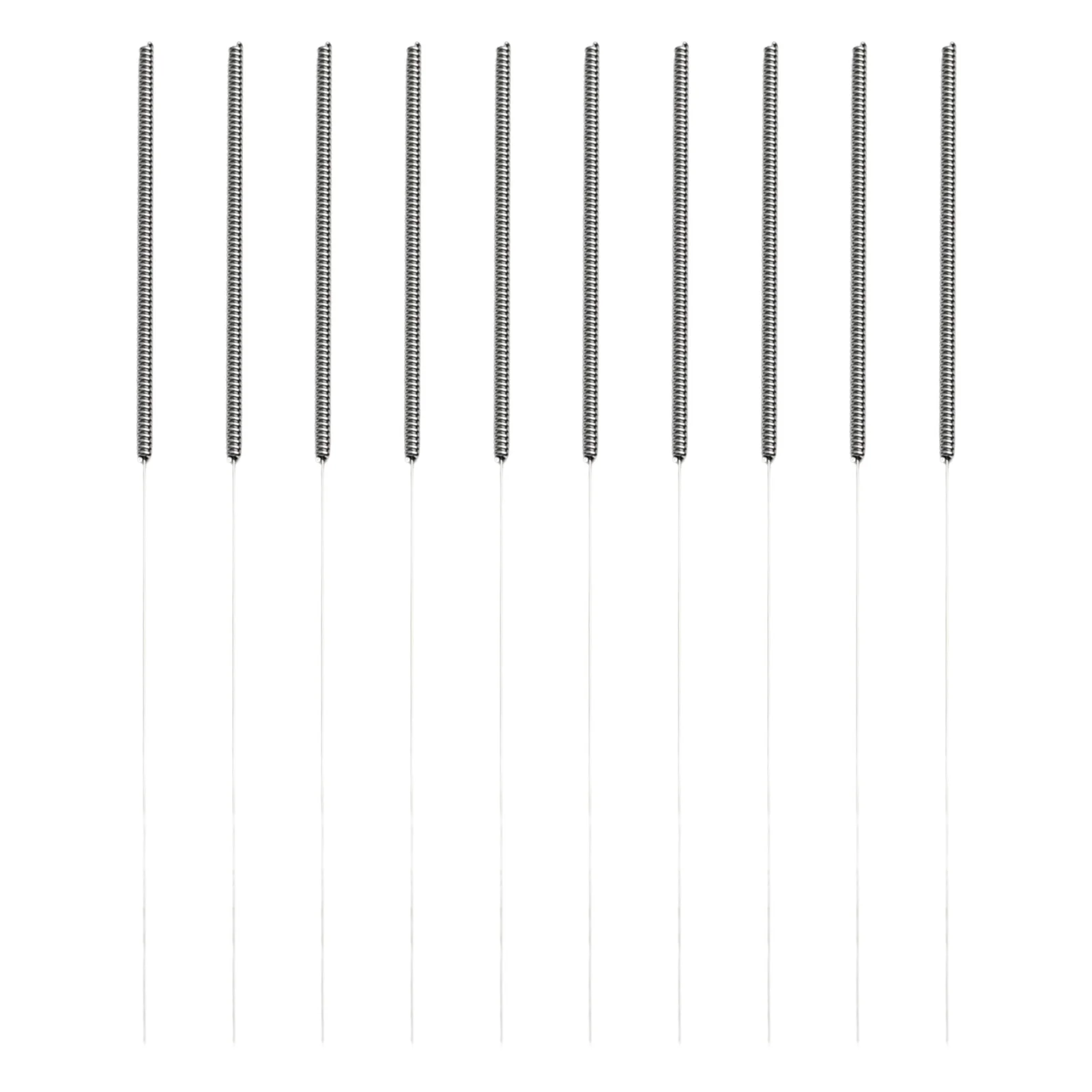10 PCS Reusable Metal Cleaning Needles for 3D Printer For Nozzles Flexible Design Fits Small For Nozzles and Feed Gears Cleaning
