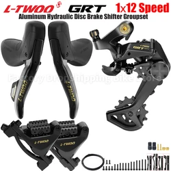 LTWOO GRT 1x12 Speed Hydraulic Disc Brake Gravel Road Bike Groupset 12S Alloy Carbon Shifter Levers Rear Derailleur Bicycle Kit