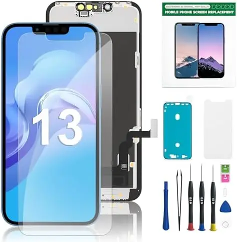 

Сменный ЖК-экран iPhone 13, сенсорный экран, инструменты, лента, защитная пленка для A2633 A2482 A2631 A2634 A2635