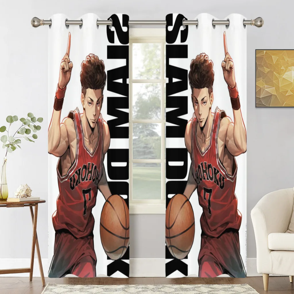 

Slam Dunk Blackout Curtains for Bedroom Thermal Window Treatment Curtain 2 PC