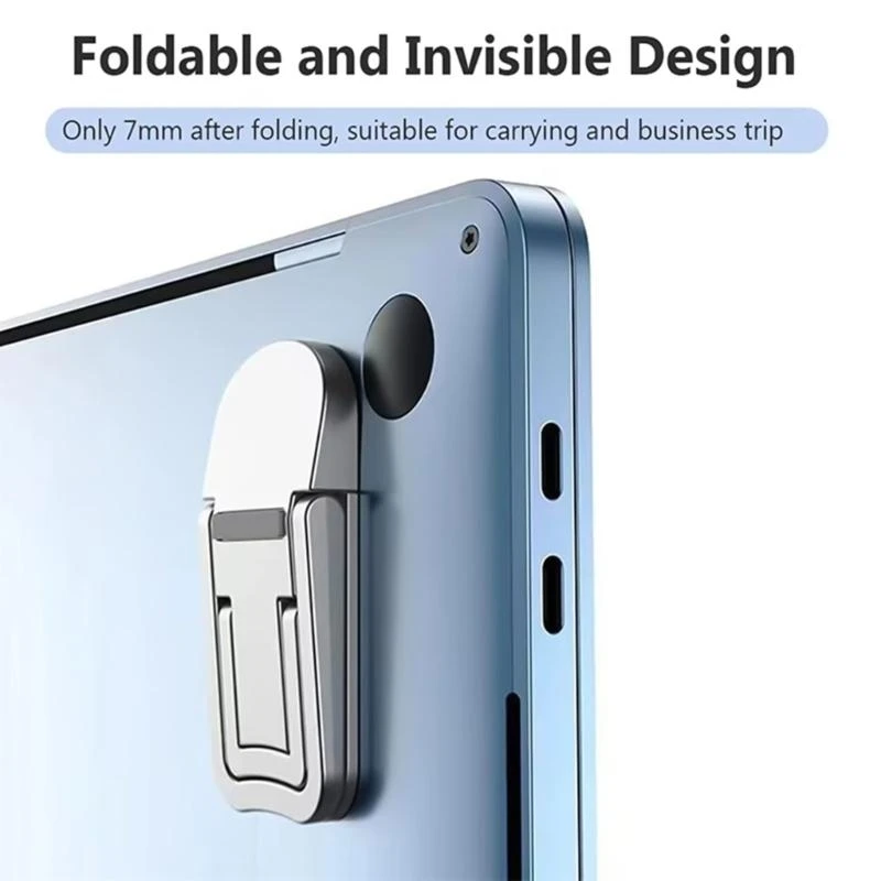 090f 2 pcs Notebook invisibile supporto per laptop adattabile visualizzazione ottimale