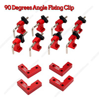 One Set Precise 90 Degrees L-Shaped Auxiliary Fixture Splicing Board Positioning Panel Fixed Clip Square Ruler Woodworking Tools