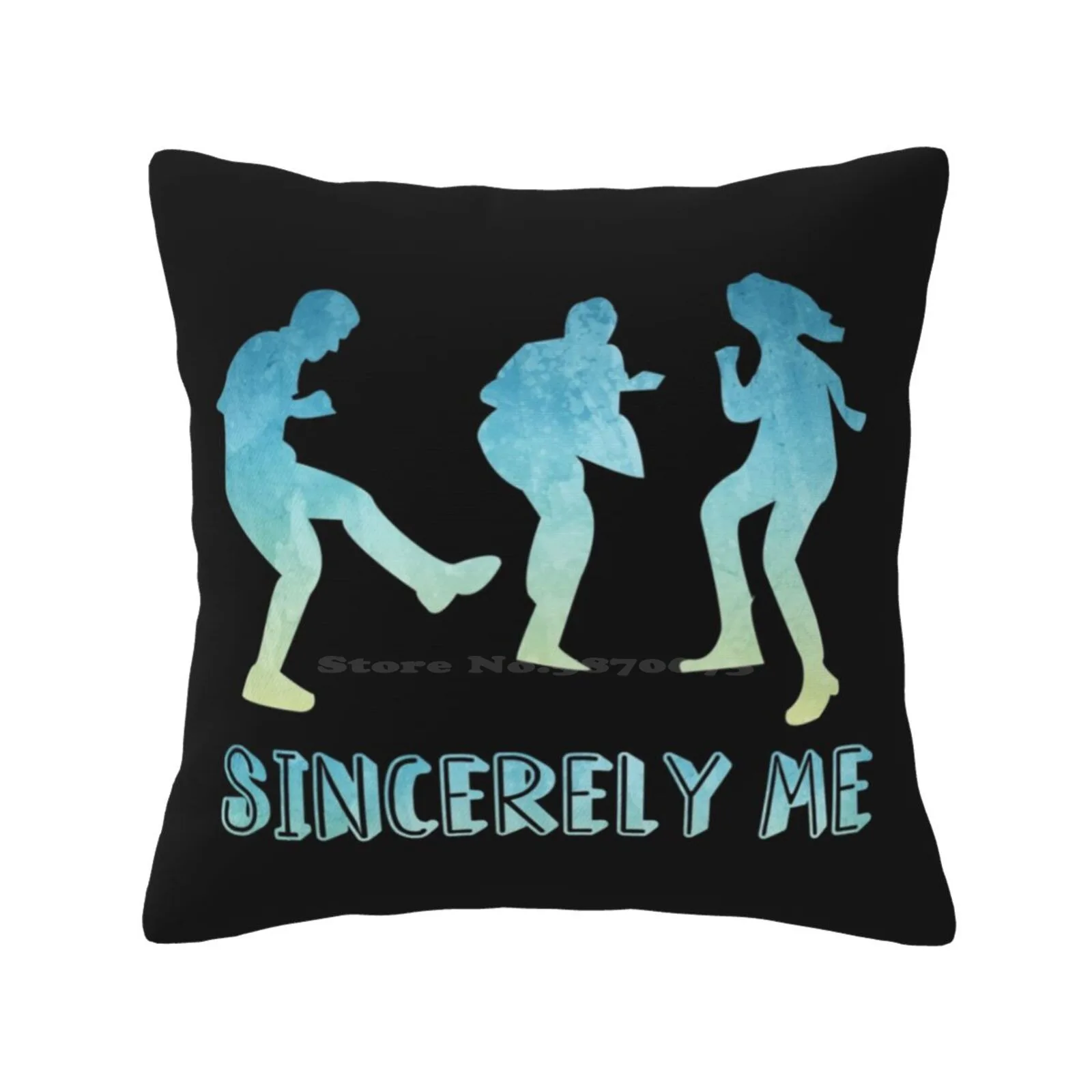 Sincerely Me-Dear Evan Hansen Pillow Cover Hug Pillowcase Sincerely Me Dear Evan Hansen Musical Theatre Song Quotes Waving