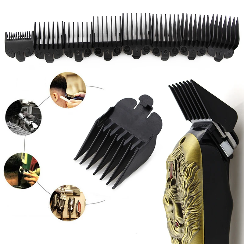 Kemei Hair Clipper Limit Comb Guide Attachment Size Barber Replacement 3/6/10/13/16/19/22/25/1.5/4.5mm