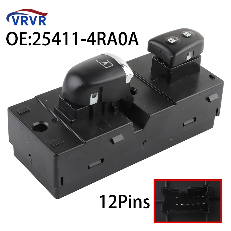 VRVR 254114RA0A 25411-4RA0A 1S15552 Power Window Switch For Nissan Maxima 2016-2022