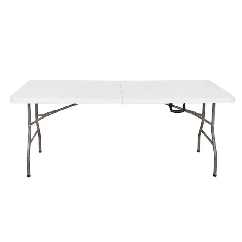 6Ft White Party Outdoor Hard Portable 180cm 6ft Dining Folding HDPE Plastic Table