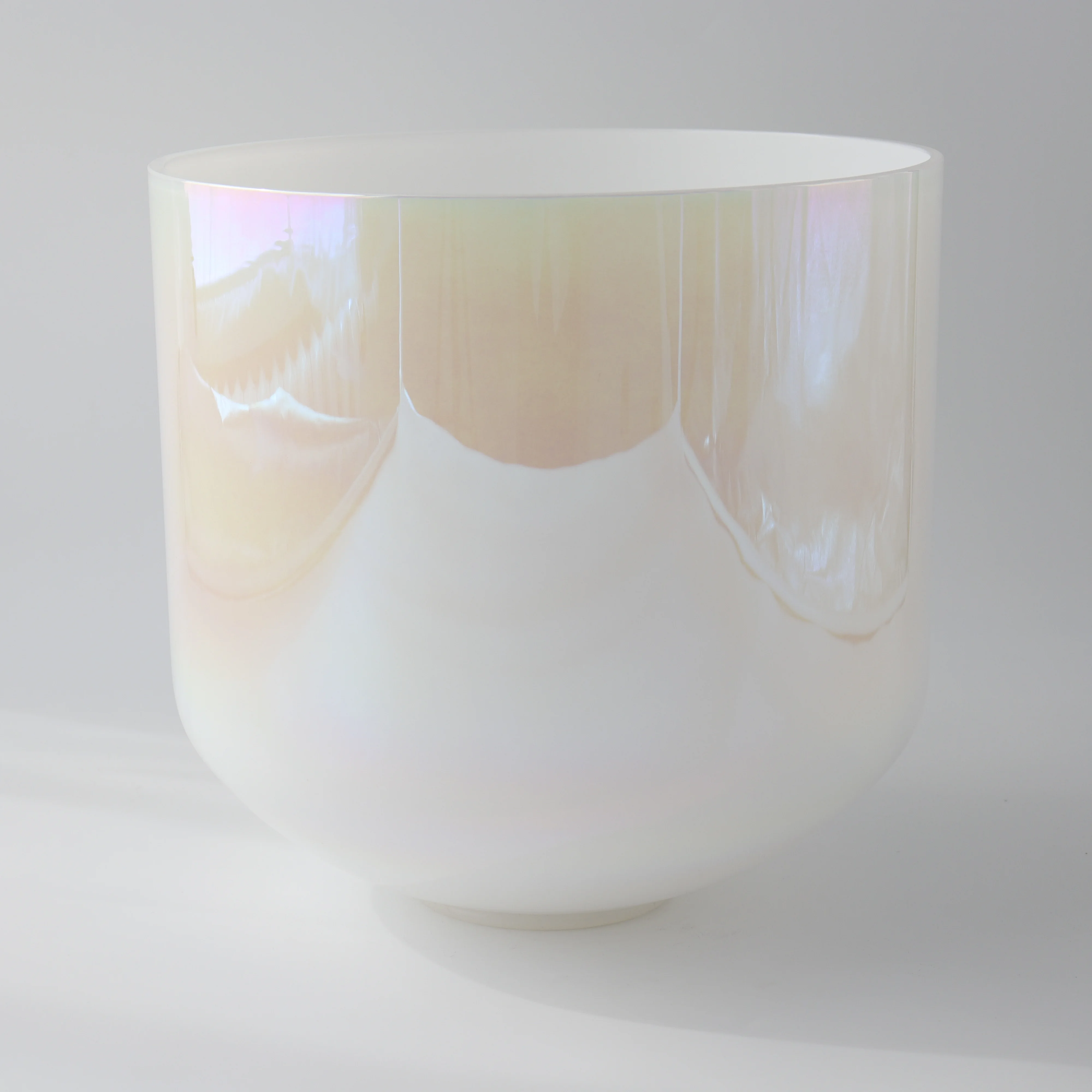 

ZHQH Moonlight Quartz Crystal Singing Bowl 7inch Sacred Sound Bowl Spiritual Alchemy Crystal Bowl With Free Accessories Mallet