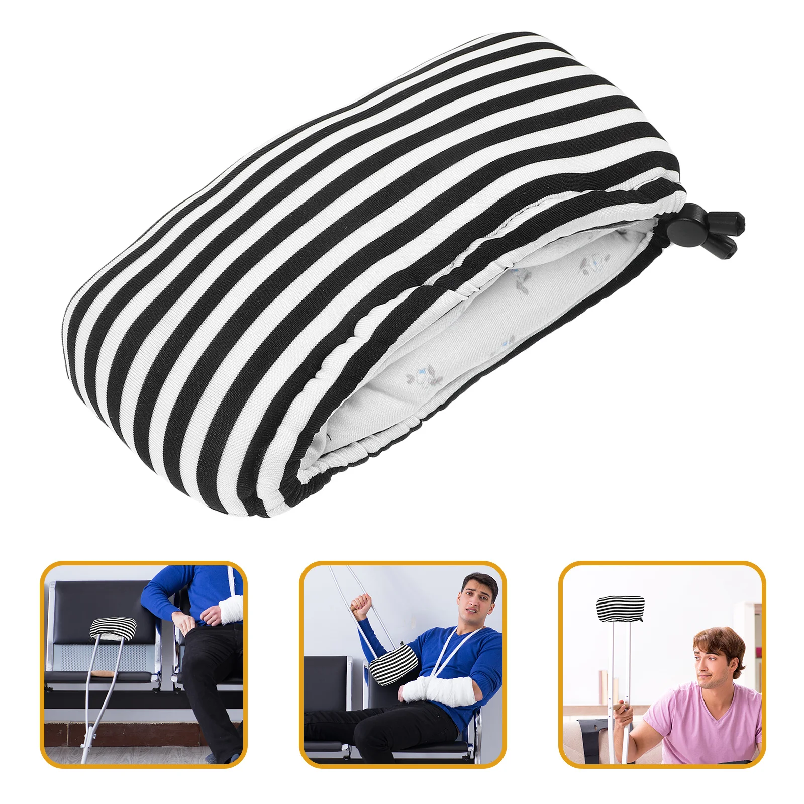 

1 пара износостойких чехлов для костылей, утолщенные многоразовые удобные подушечки для подмышек, сменные портативные аксессуары для тростей