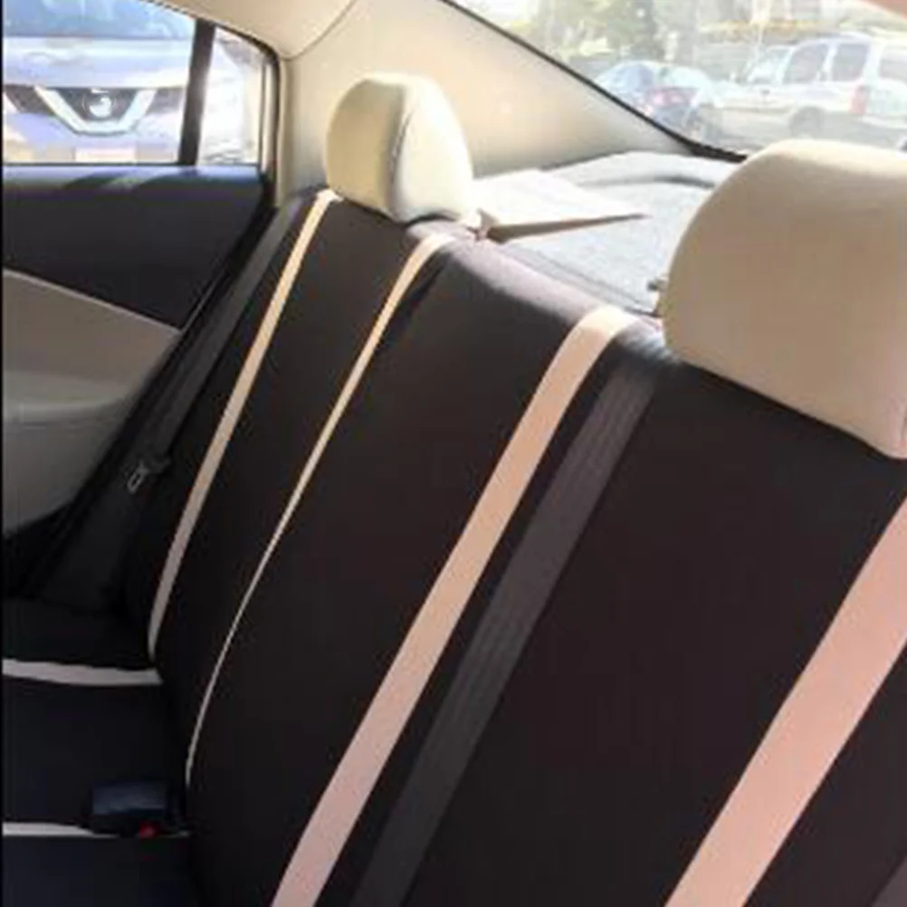 

9 pcs Car Seat Cover Universal Thicken Wear Resistant Auto Seat Protector Mat For Cars Trucks Suvs Beige Interior Accessory
