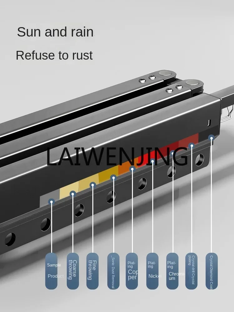 a-15 Clothing Rod Quilt Fantastic Invisible Air Clothes Shelf Wall-Mounted