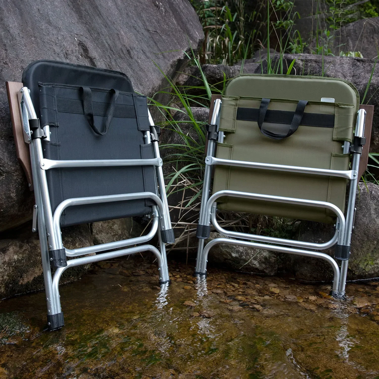 Aluminum Alloy Outdoor Folding Camping Chair Portable Fishing Chair Self Driving Travel Chair