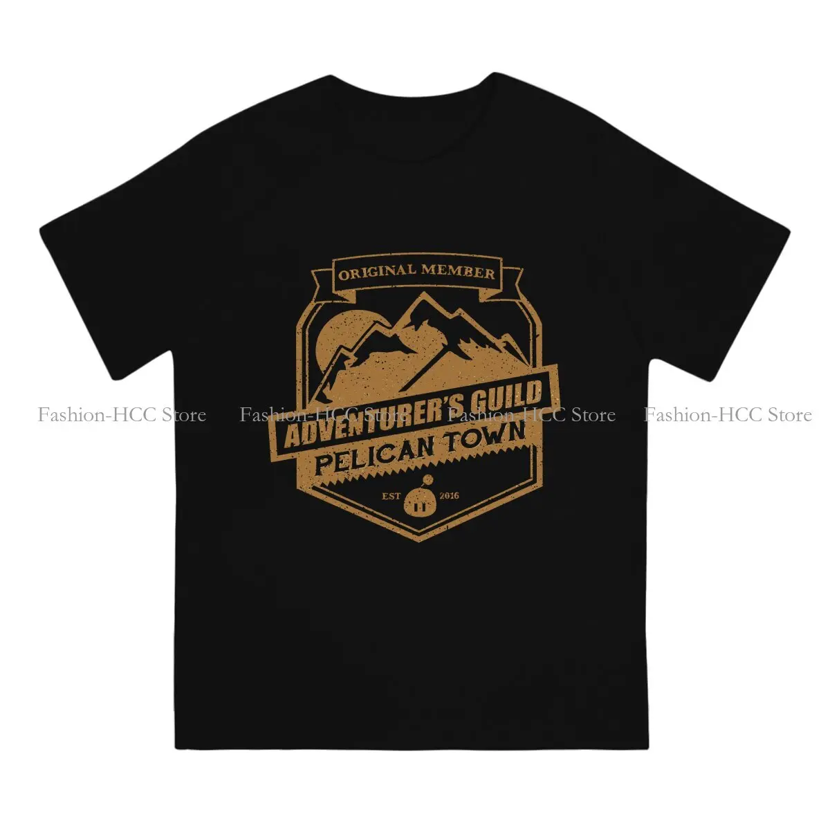 Adventurer's Guild Graphic TShirt Stardew Valley Game Abigail Sebastian Printing Streetwear Casual T Shirt Male Tee Polyester