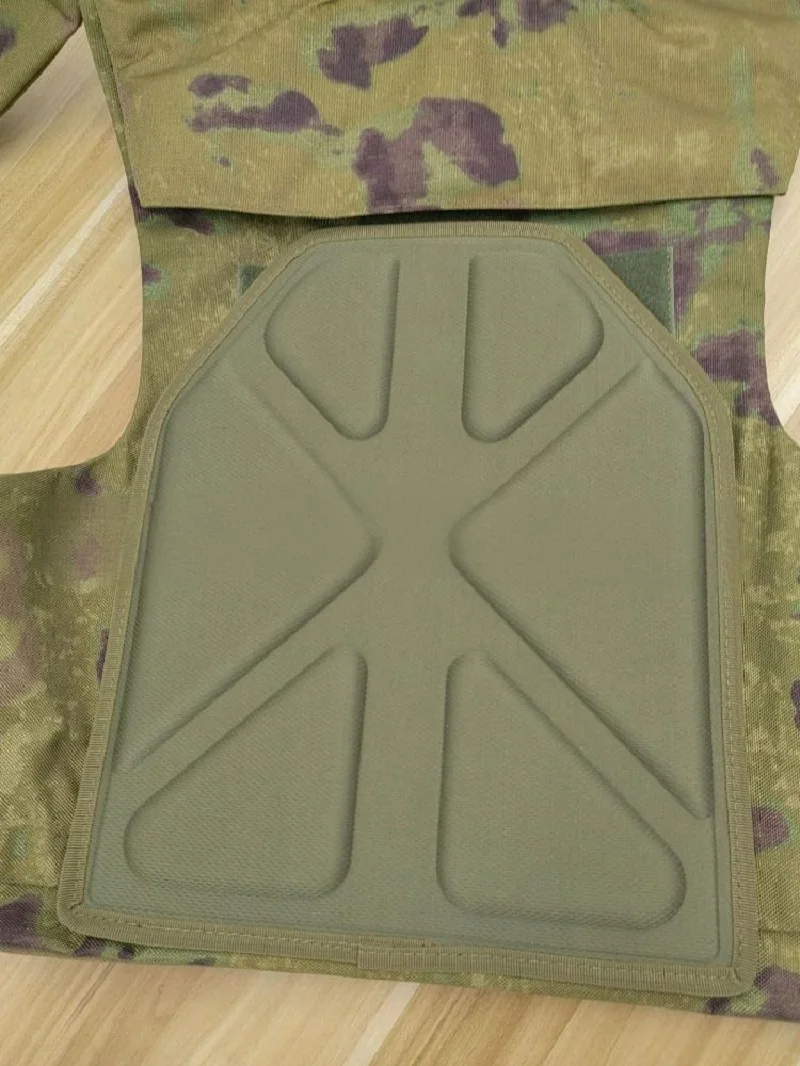 Bulletproof Vest NIJ IIIA Body Armor Full Protection FG Camouflage Stops9mm&.44 Mag Tactical Plate Carrier for Safe Self Defense