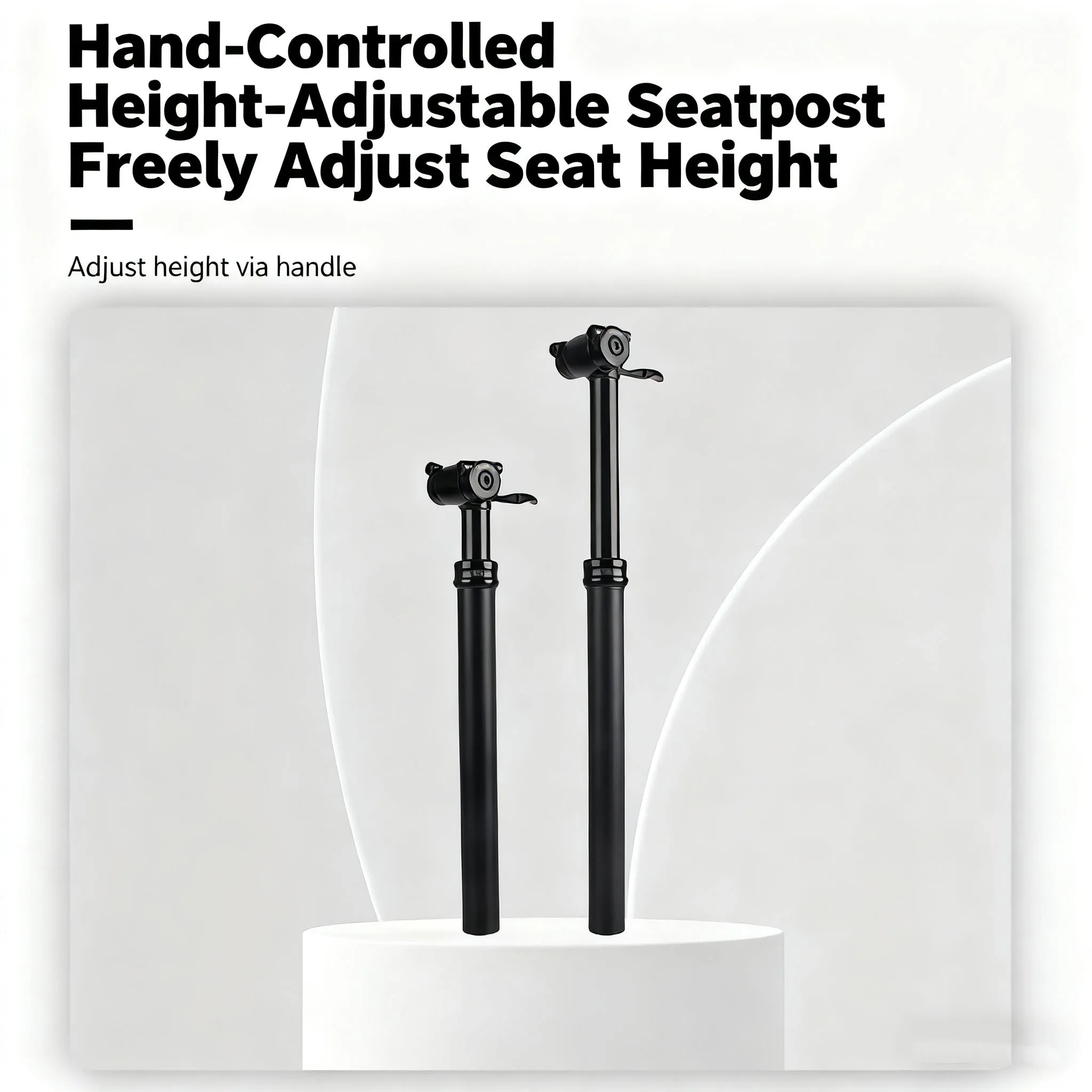 

TESNO MTB Road Bicycle Seatpost Dropper 30.9/31.6mm Hydraulic Suspension Travel Height Adjustable Manual Bike Post