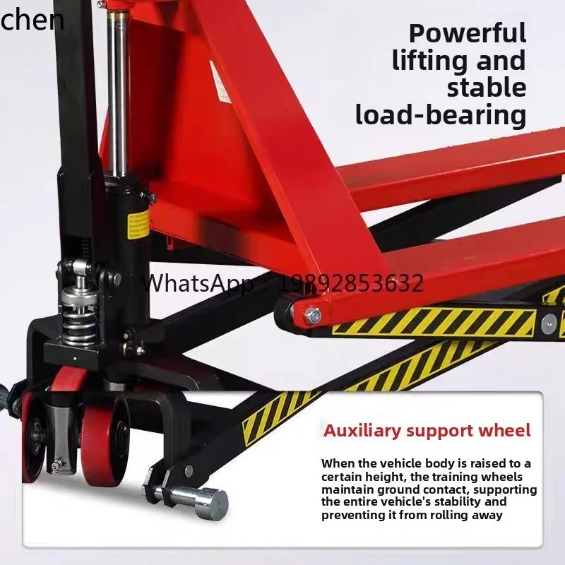 HT  High  Pallet Truck High  Forklift Scissor  1.5 Ton  Machine
