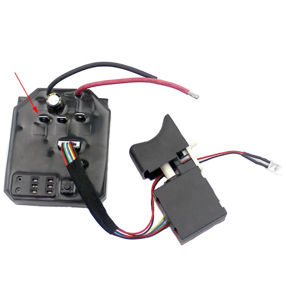 التكيف مع Dayi 2106/161/169 مفتاح ربط كهربائي بدون فرش لوحة القيادة التبديل بدون مستشعر زاوية طاحونة لوحة تحكم-التجزئة #4