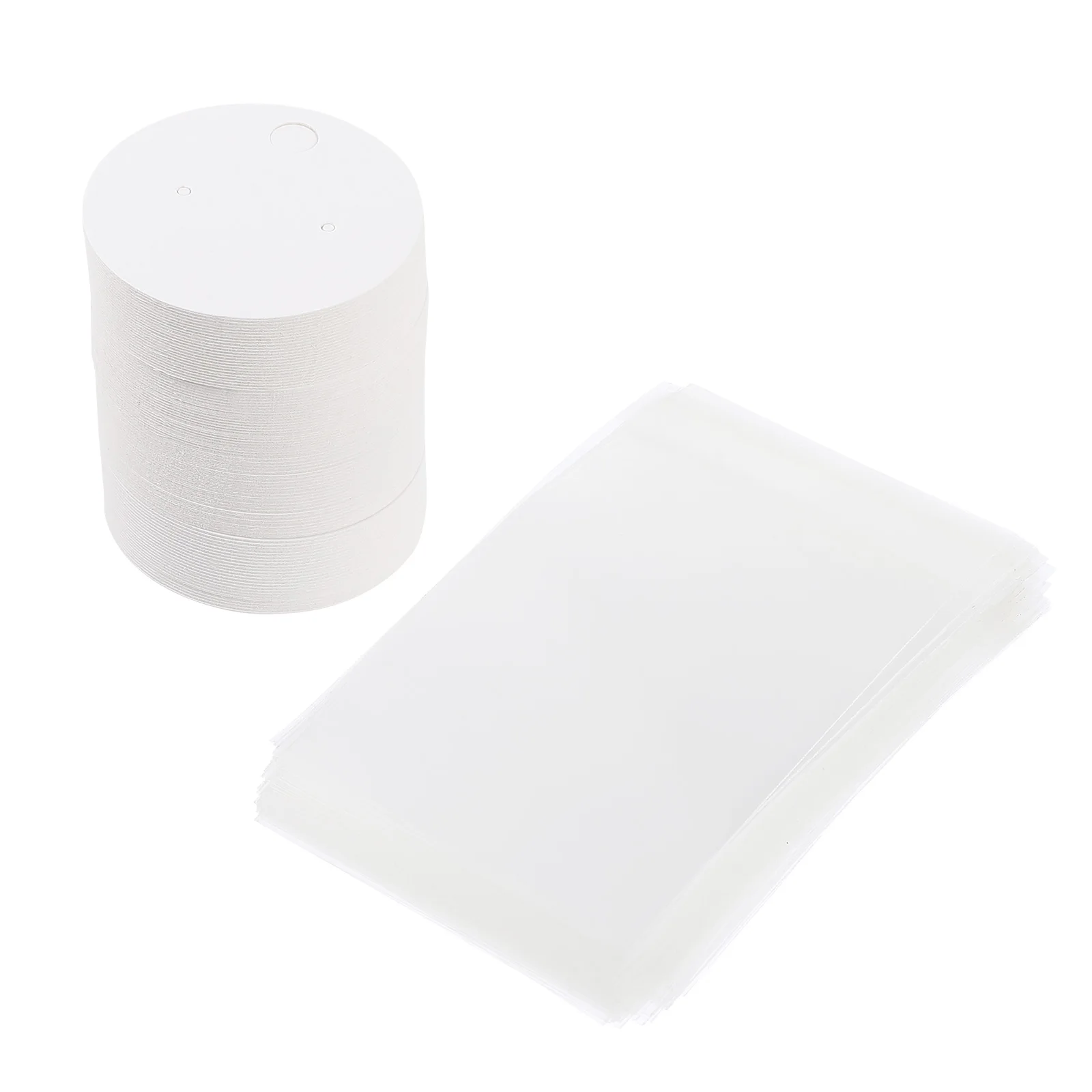 

100 Pcs Earring Display Cards Durable Smooth Holders Store Jewelry Ear Stud Showcased