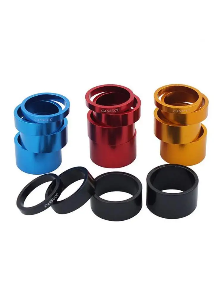 AliExpress MEROCA Front Headset Spacer Mountain 4PCS 5mm/10mm/15mm/20mm Aluminum Alloy Bicycle Fork Headset Spacer Black/Red/Blue/Silver/Gold