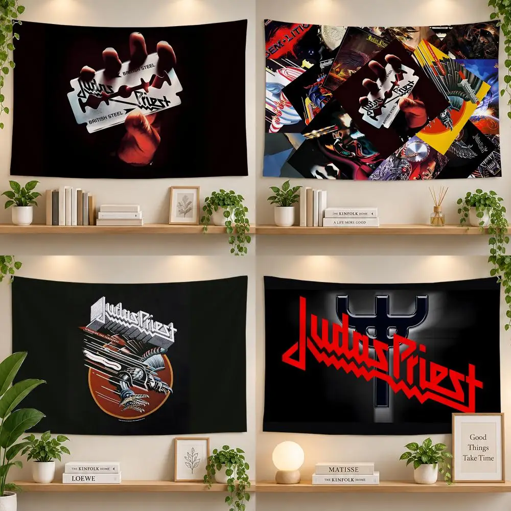 Music Judas Priest Metal Rock Flags Personalized Banner Flag Room Dorm Camping Picnic Garage Bar Outdoor Wall Decor