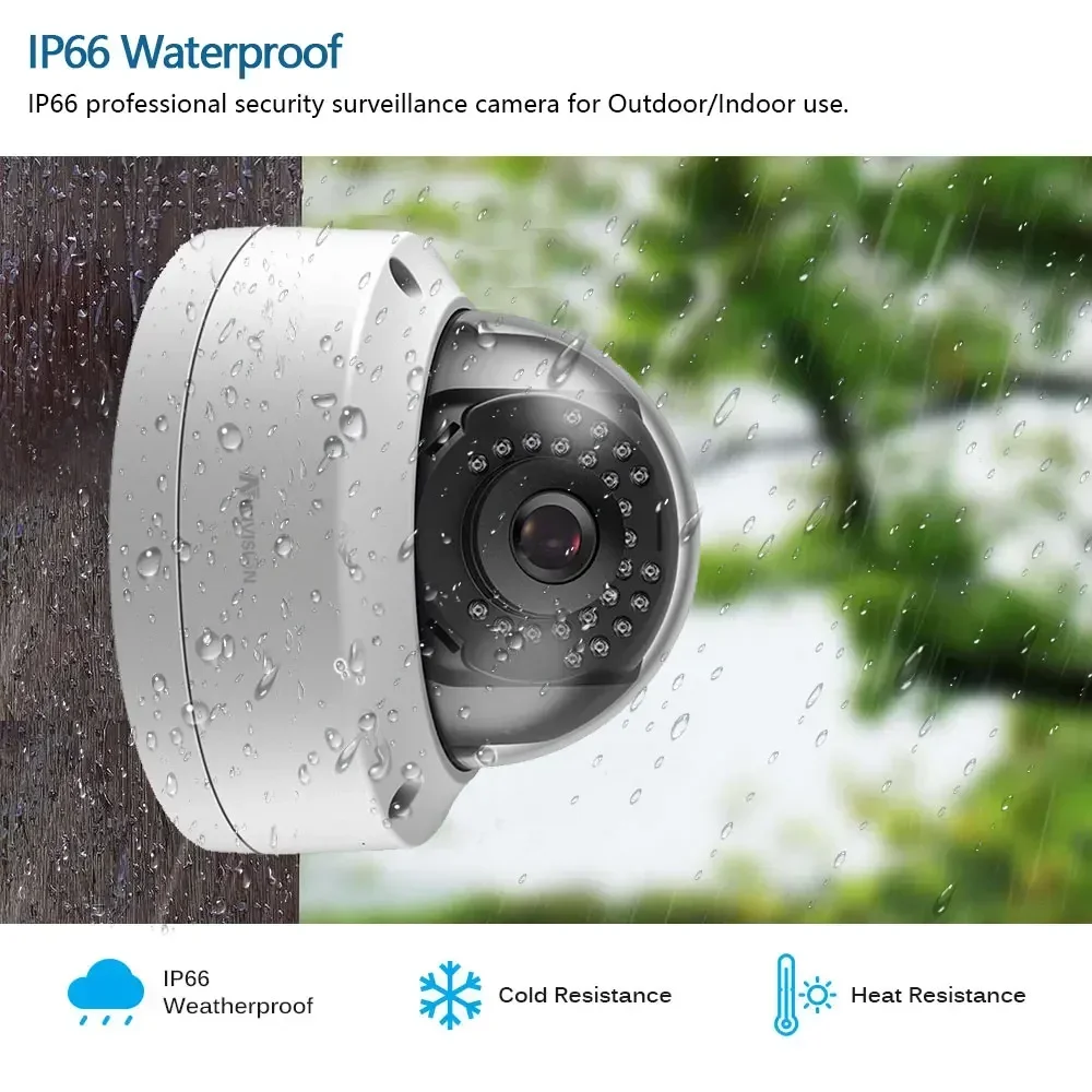 Imagem -03 - Câmera ip Poe com Detecção de Movimento à Prova de Explosão Rede Cctv Security Protection Vigilância por Vídeo Sistema Nvr Proteção Dome 4k 8mp 5mp