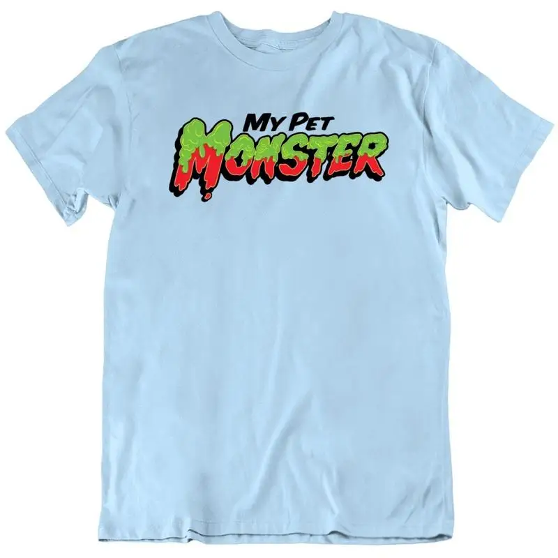 

Классическая футболка с фанатом телешоу «My Pet Monster» в стиле ретро с героями мультфильмов