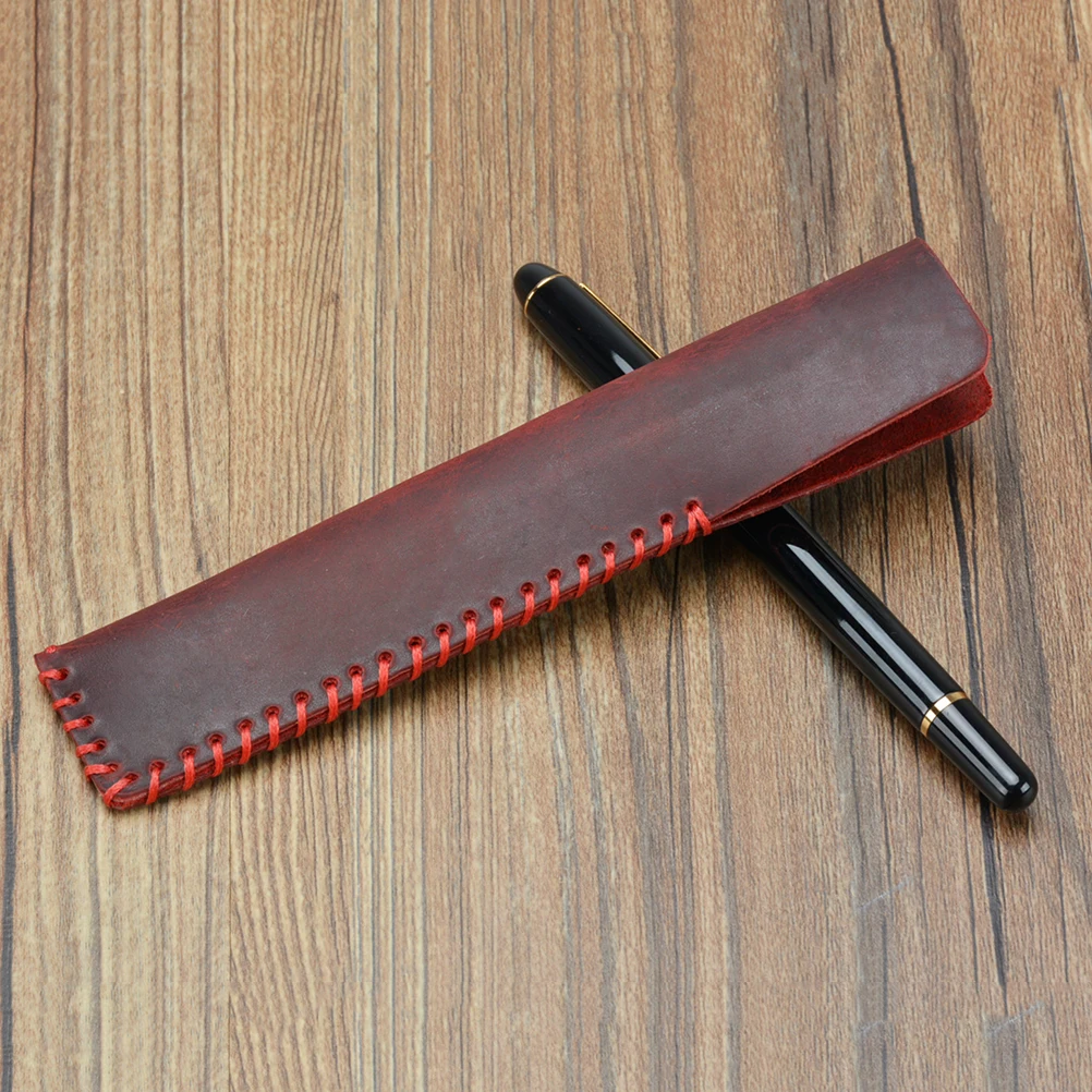 

Pen Cover Office Bag School Luxury Pens Pouch Protective Travel Holder Desk Supplies Gift Ideas