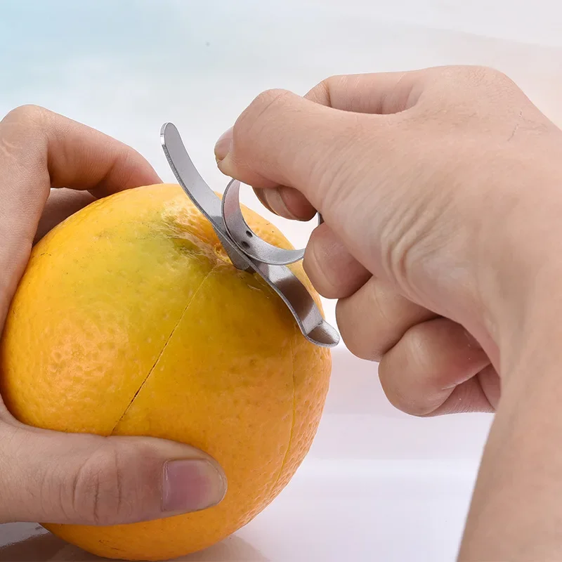 

2 Sizes Orange Peeler Cutter Stainless Steel Fruit Lemon Orange Opener Peeler Slicer Cutter Kitchen Tools Kitchen Accessories