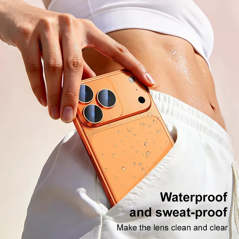 Magnetic Camera Lens Protector Film For Apple iPhone 17 Pro Max Shockproof Snap-On Magnetic Lens Cover Full Coverage Lens Guard view 6