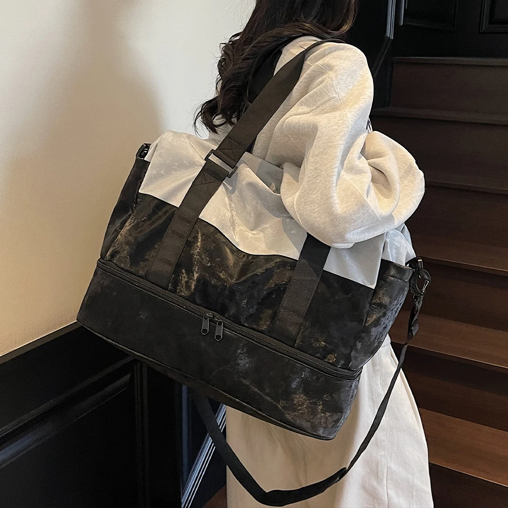 

Легкая дорожная сумка большой вместимости, женская портативная дорожная сумка, сумка для деловых поездок на короткие расстояния, сумка для хранения