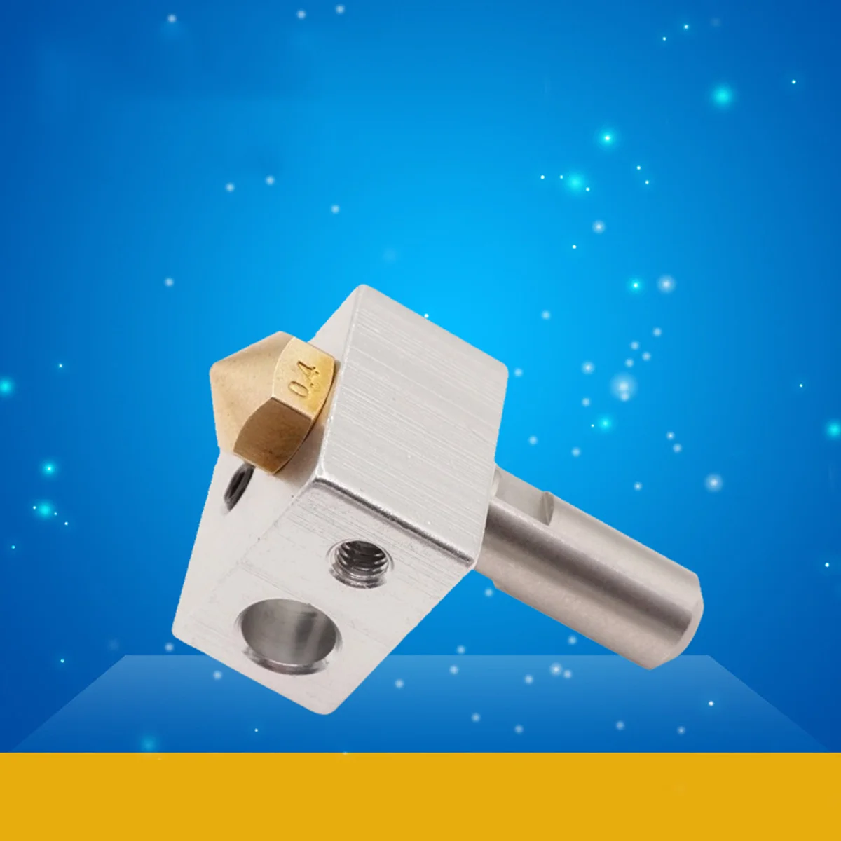 

Extruder Set Silver Hot End Including M7 Nozzle Heater Block Tube High Quality Durable 3D Printer Accessory 3D Printing