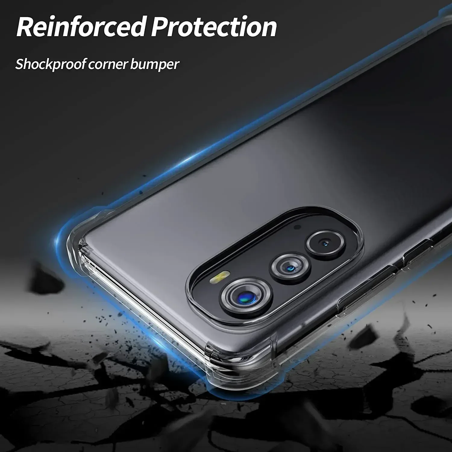 Case For Moto X30 X40 Pro / Moto Edge 2022 2021 2020 Case Clear Shockproof Slim Ultra-Thin Soft TPU Silicone Anti-Drop Cover