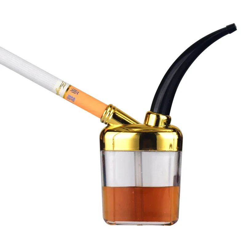 Tubo portatile di alta qualità filtro per l\'acqua tascabile narghilè supporto per narghilè Mini sigaretta tabacco da fumo accessori per fumatori