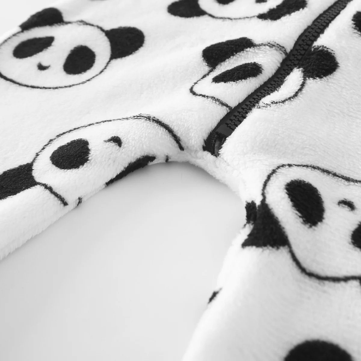 Sanlutoz Cute Panda Warm Fleece Cozy Winter Baby Rompers Long Sleeve Infants Little Kids Jumpsuits Clothing Zipper Korean Style