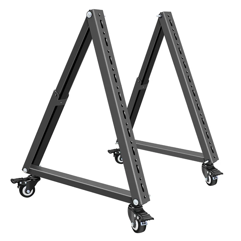 

Universal Mobile monitor Stand for 32-70 Inch Screens Load75KG Free Lifting Rolling Mount Stand Trolley Screen LED LCD Monitor