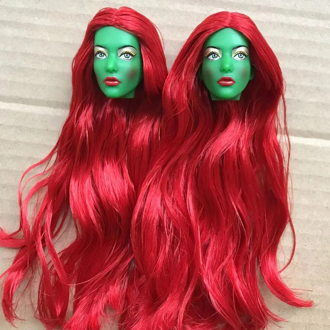 MENGF Green Doll 12 Joints Green Body With Good Makeup Head DIY Dressing Collection Toy Figures